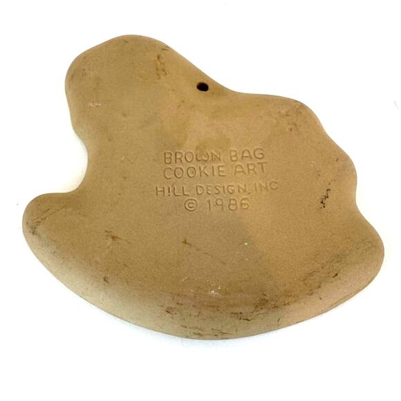 Vintage Cookie Mold Rocking Horse, Baking Stone, Brown Bag Cookie Art 1986 - Picture 7 of 11